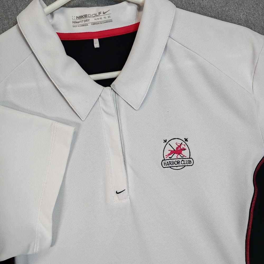 Harbor Club Lake Oconee Nike Golf Dri Fit Polo Women's XL Performance